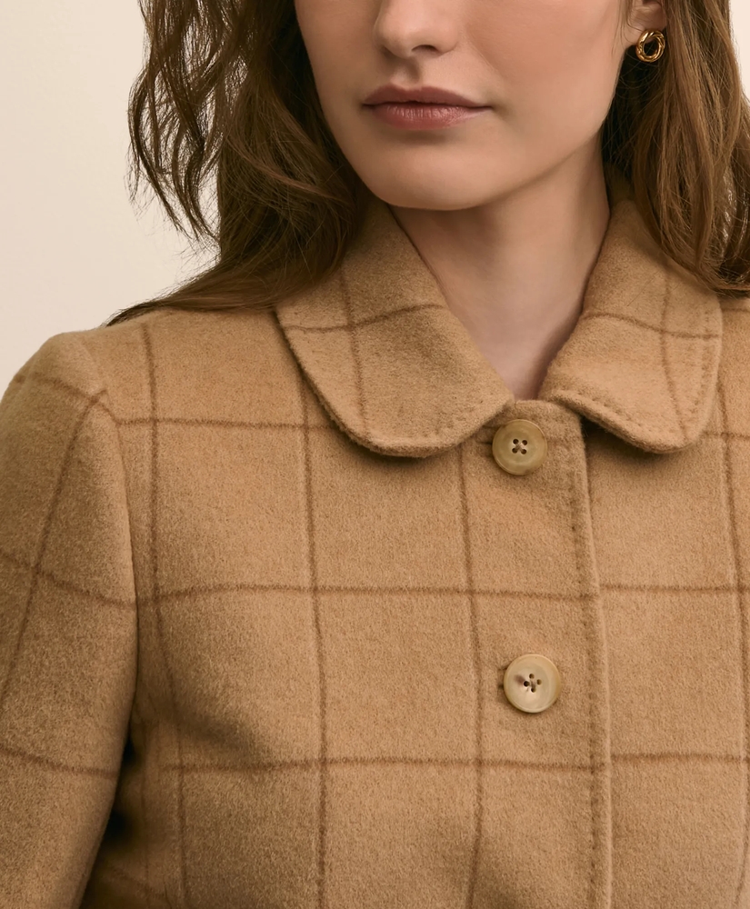Camel Hair Windowpane Jacket, image 3