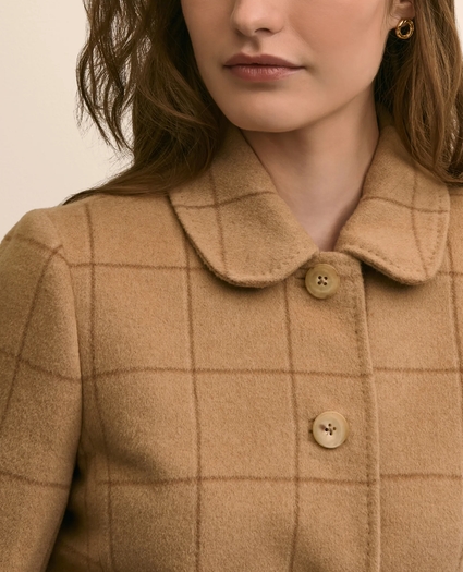 Camel Hair Windowpane Jacket, image 3