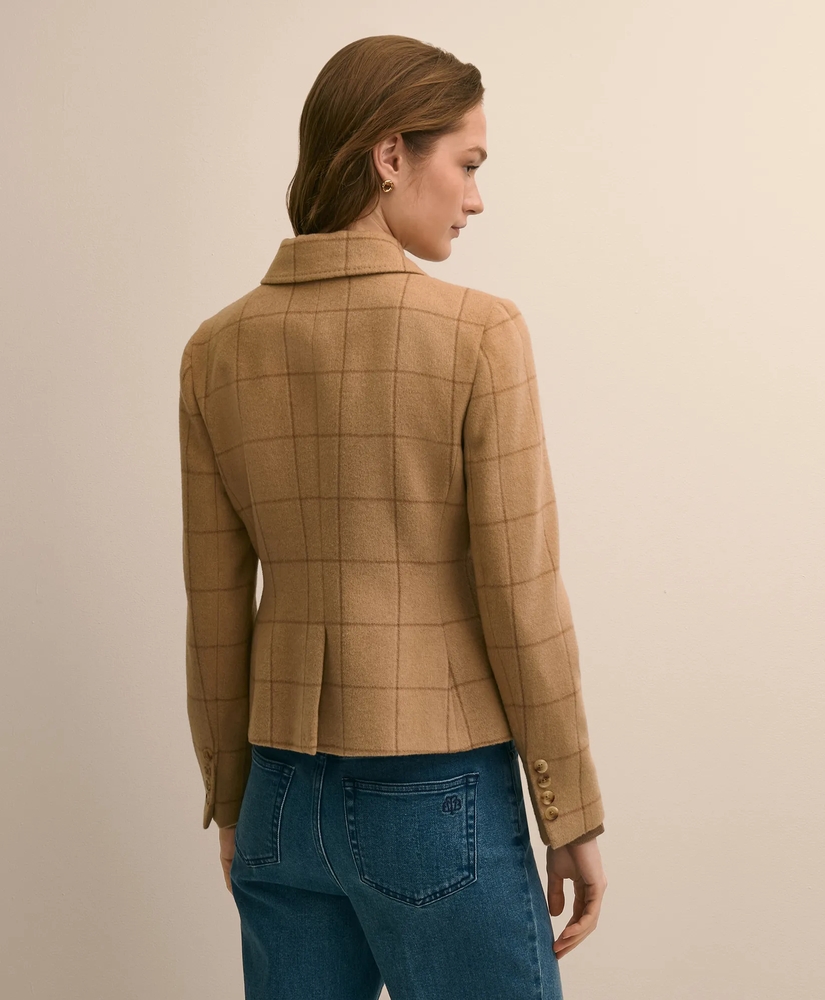 Camel Hair Windowpane Jacket, image 4