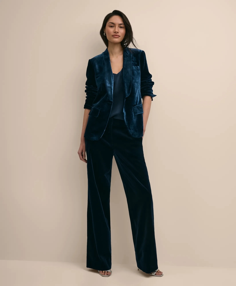 Silk Blend Velvet Dinner Jacket, image 2