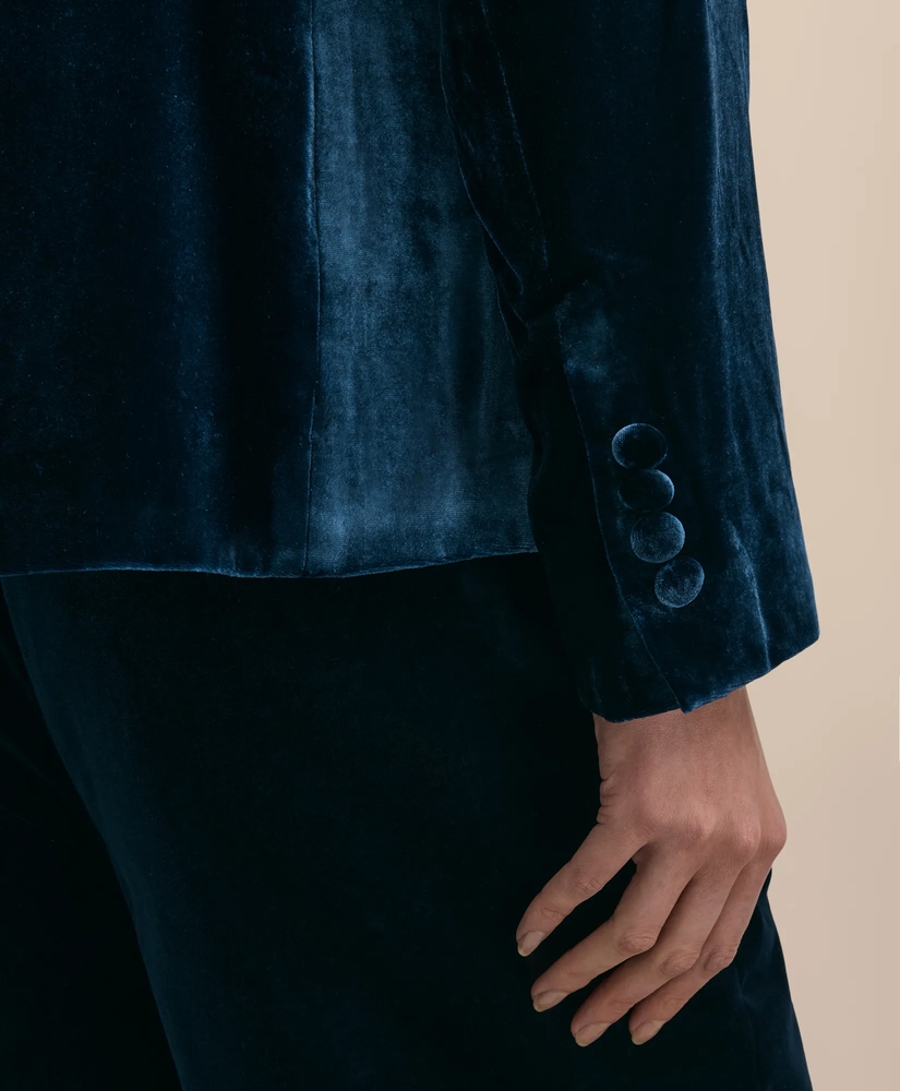 Silk Blend Velvet Dinner Jacket, image 5