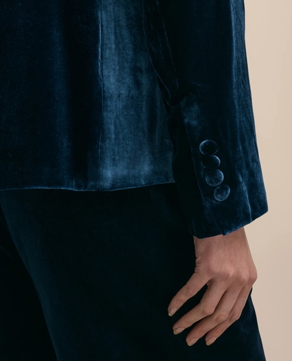 Silk Blend Velvet Dinner Jacket, image 5