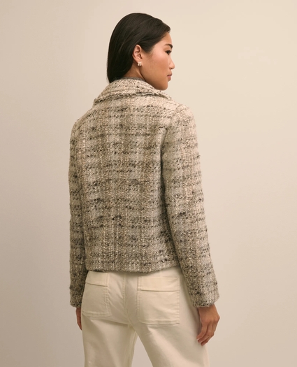 Cotton-Wool Blend Boucle Jacket, image 4