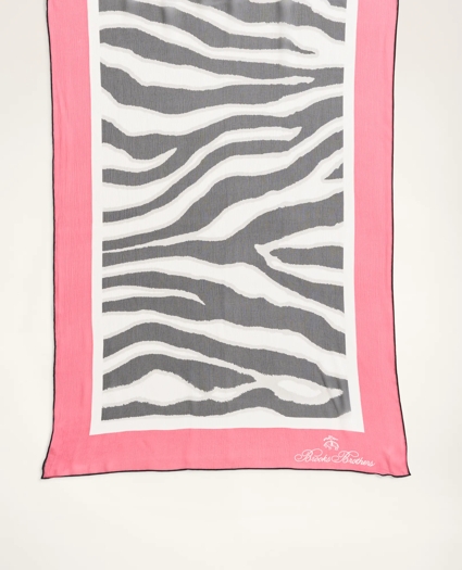 Silk Crinkle Chiffon Oblong Scarf, image 2