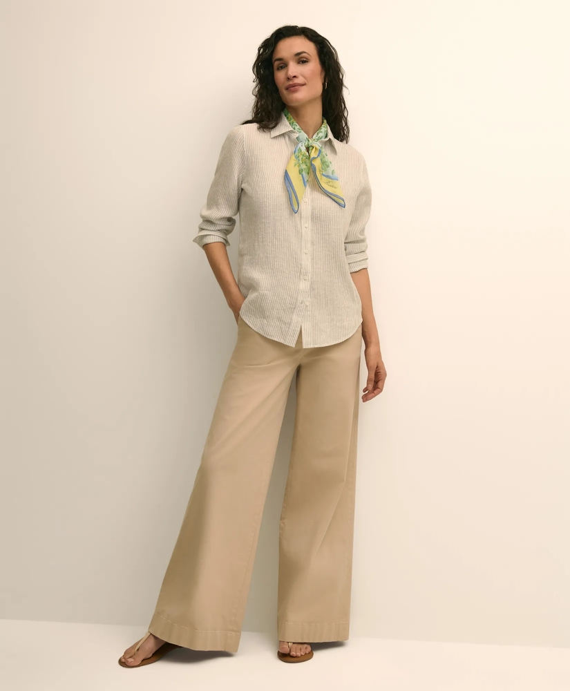 Cotton-Silk Floral Scarf, image 2