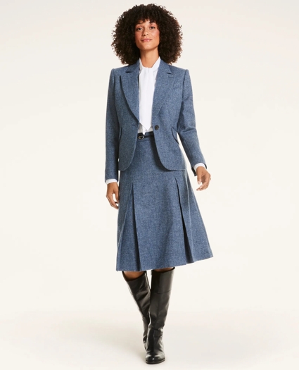 Wool Box Pleat Skirt, image 2