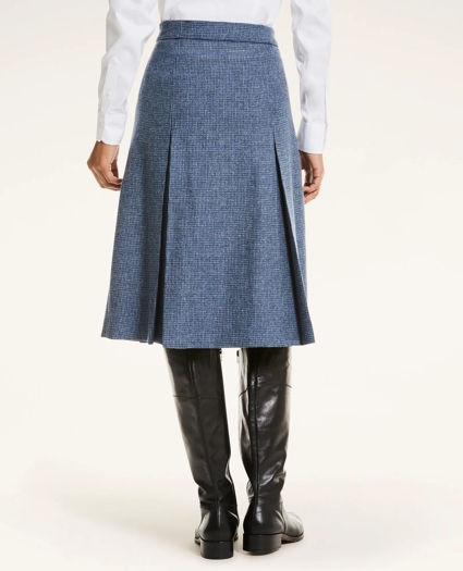 Wool Box Pleat Skirt, image 3