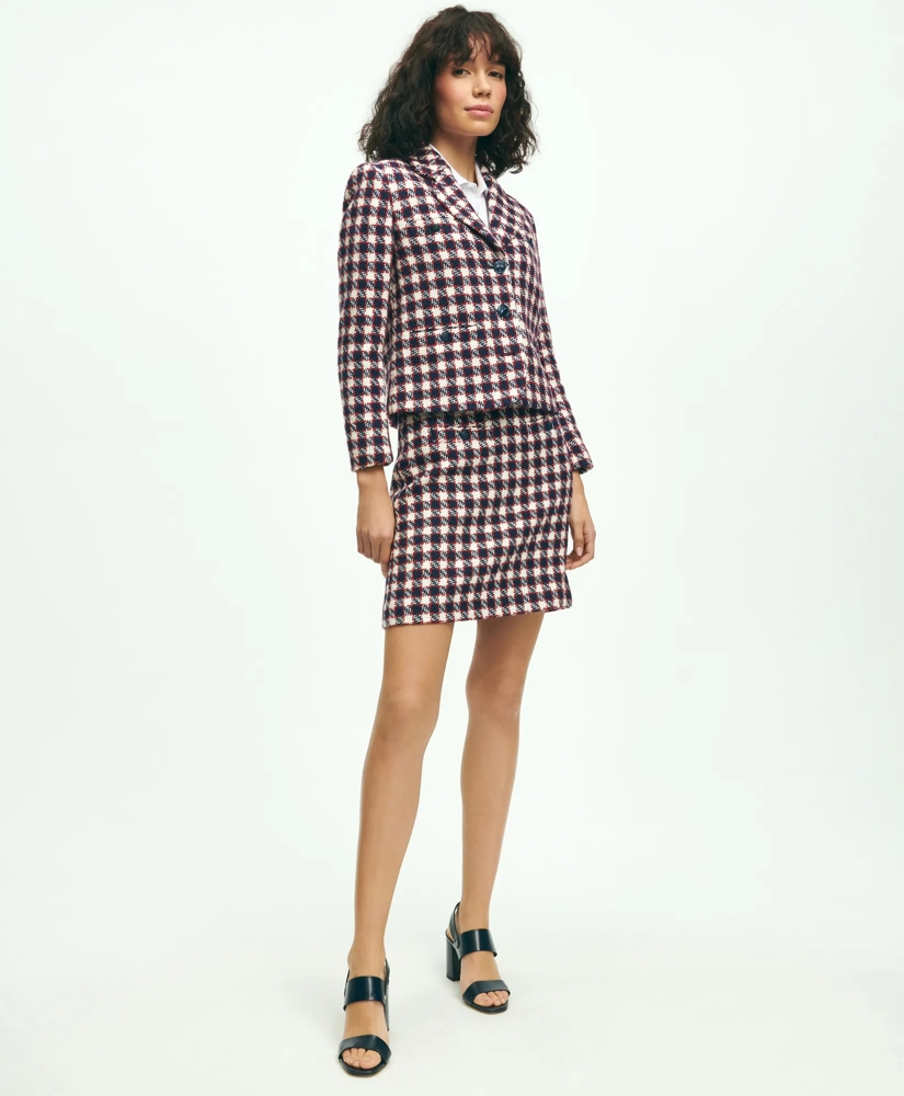 Cotton Blend Boucle Skirt, image 2