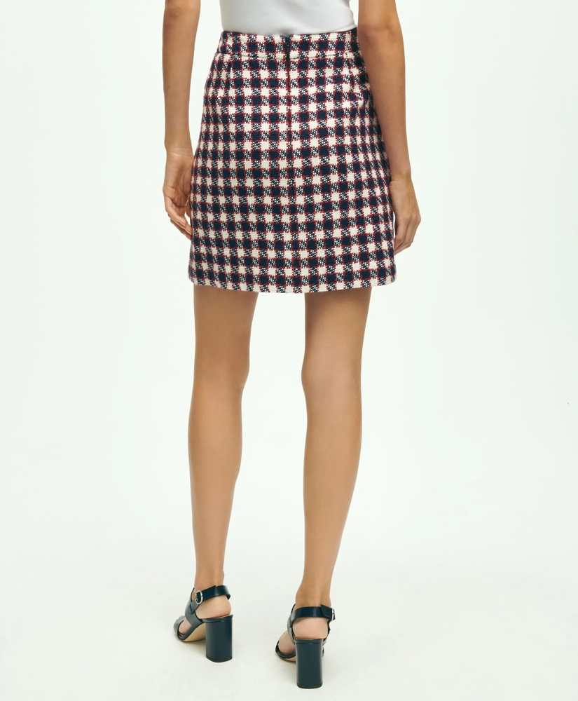 Cotton Blend Boucle Skirt, image 3