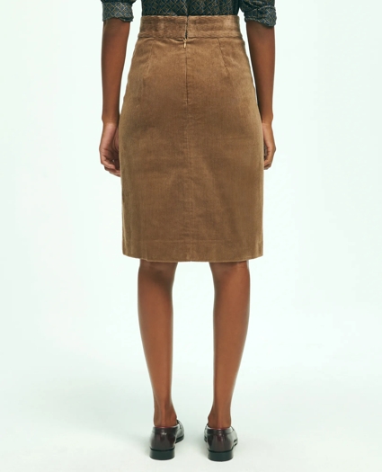 Cotton Corduroy A-Line Skirt, image 4
