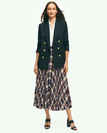 Pleated Madras Skirt, image 6