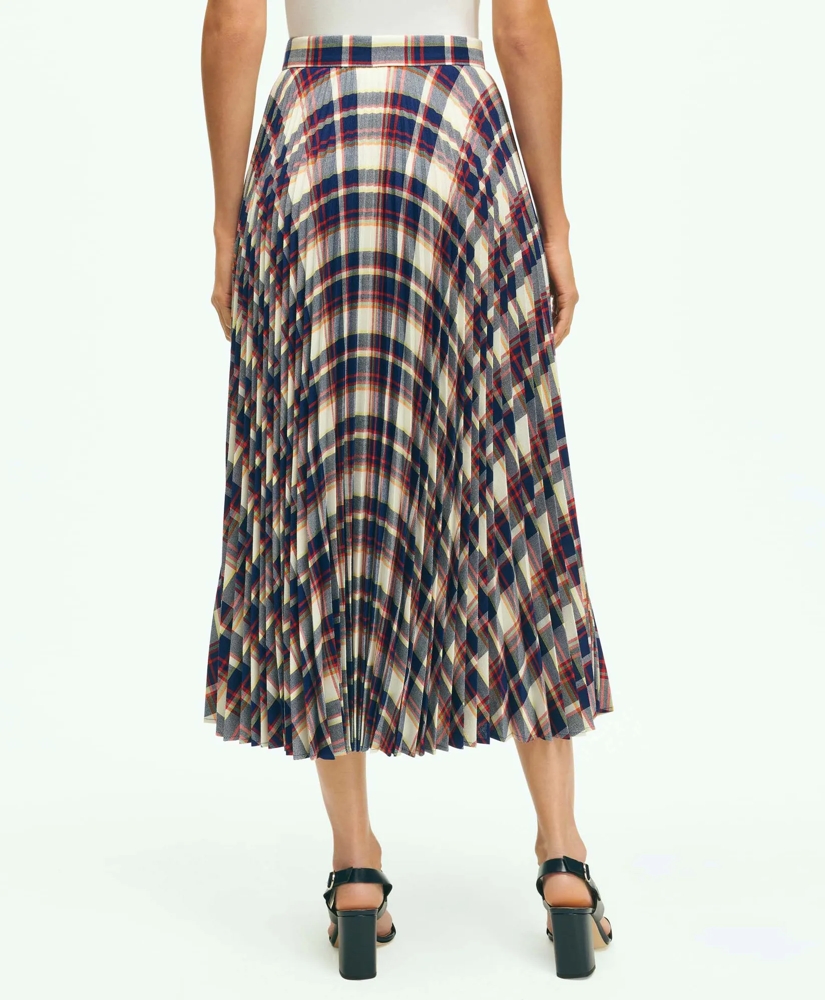 Pleated Madras Skirt, image 7