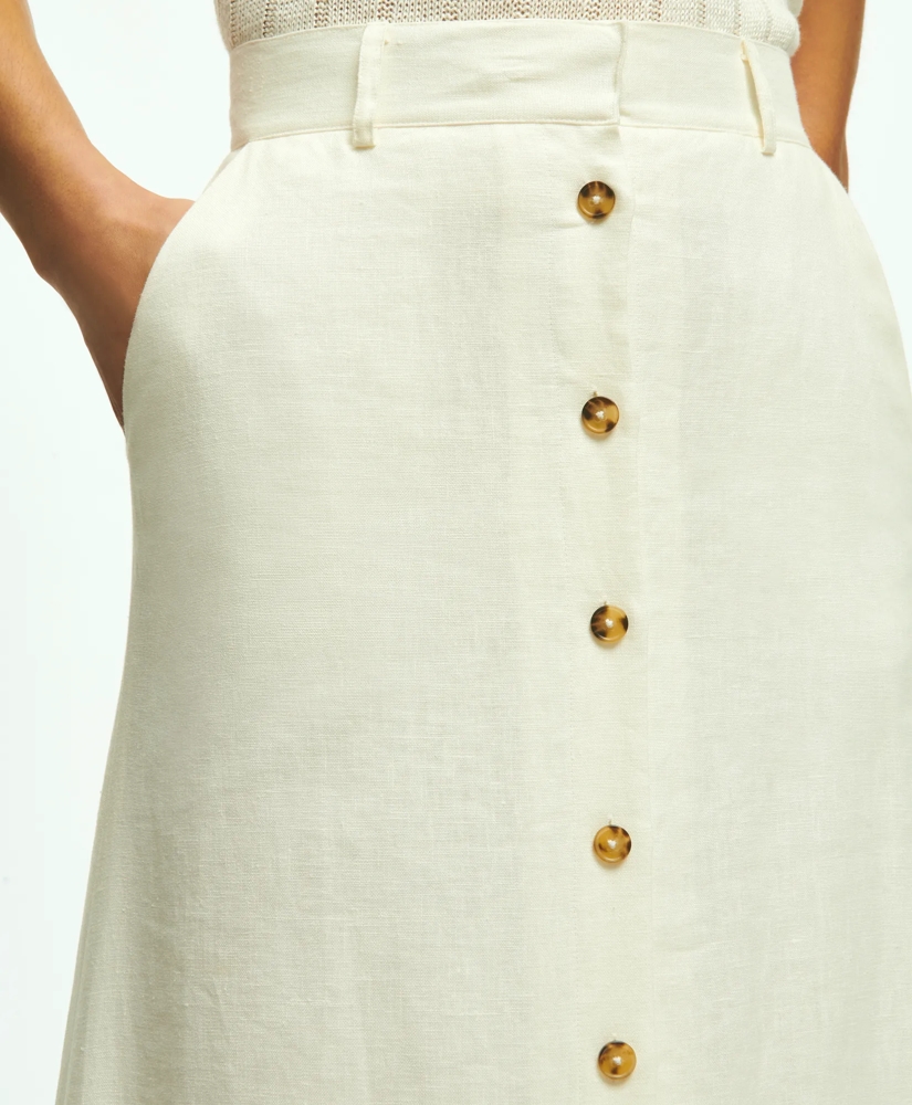 A-Line Linen Skirt, image 4