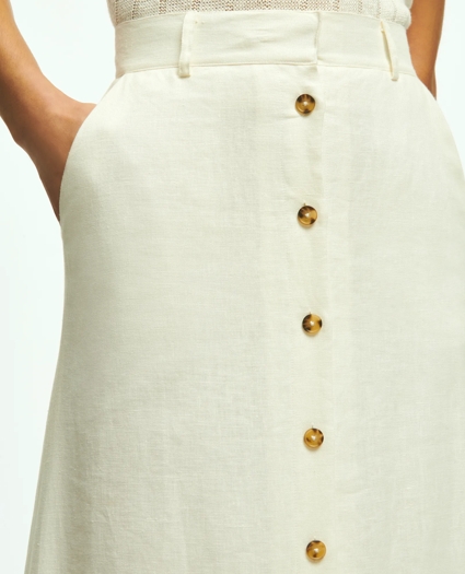 A-Line Linen Skirt, image 4