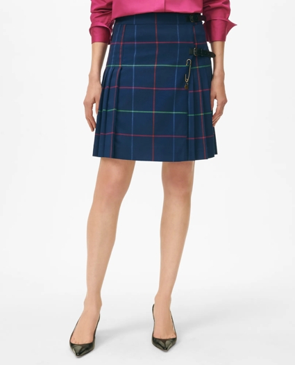 Pleated Plaid Kilt, image 3