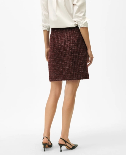 A-Line Skirt in Cotton-Wool Blend Boucle, image 4