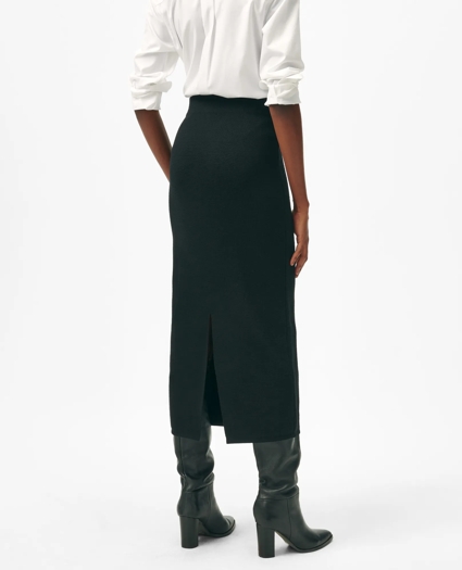 Knit Pencil Skirt in Merino Wool, image 3