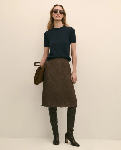 Chiffon Plaid Skirt, image 1