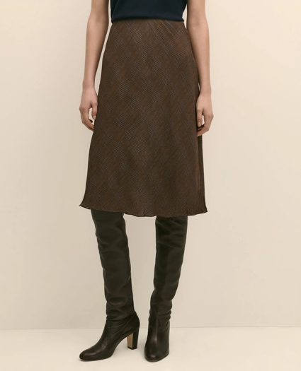 Chiffon Plaid Skirt, image 2
