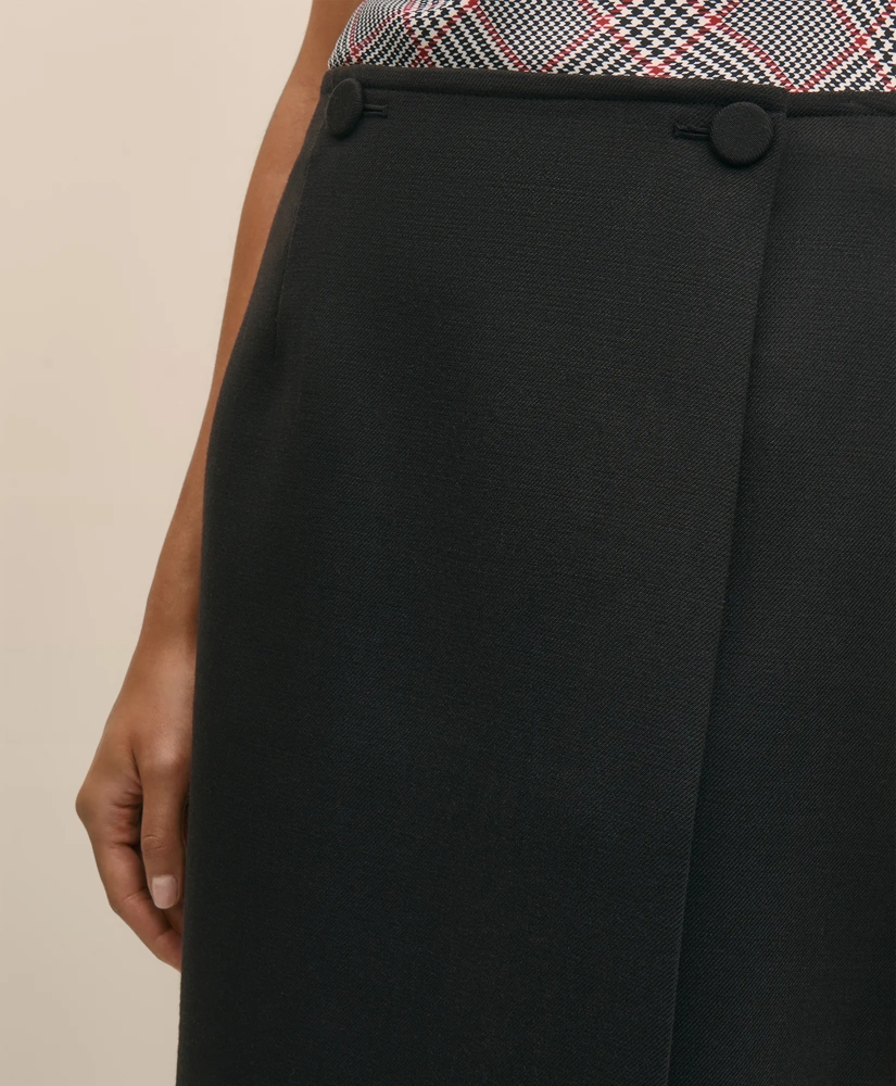 Wool Blend Wrap Skirt, image 4