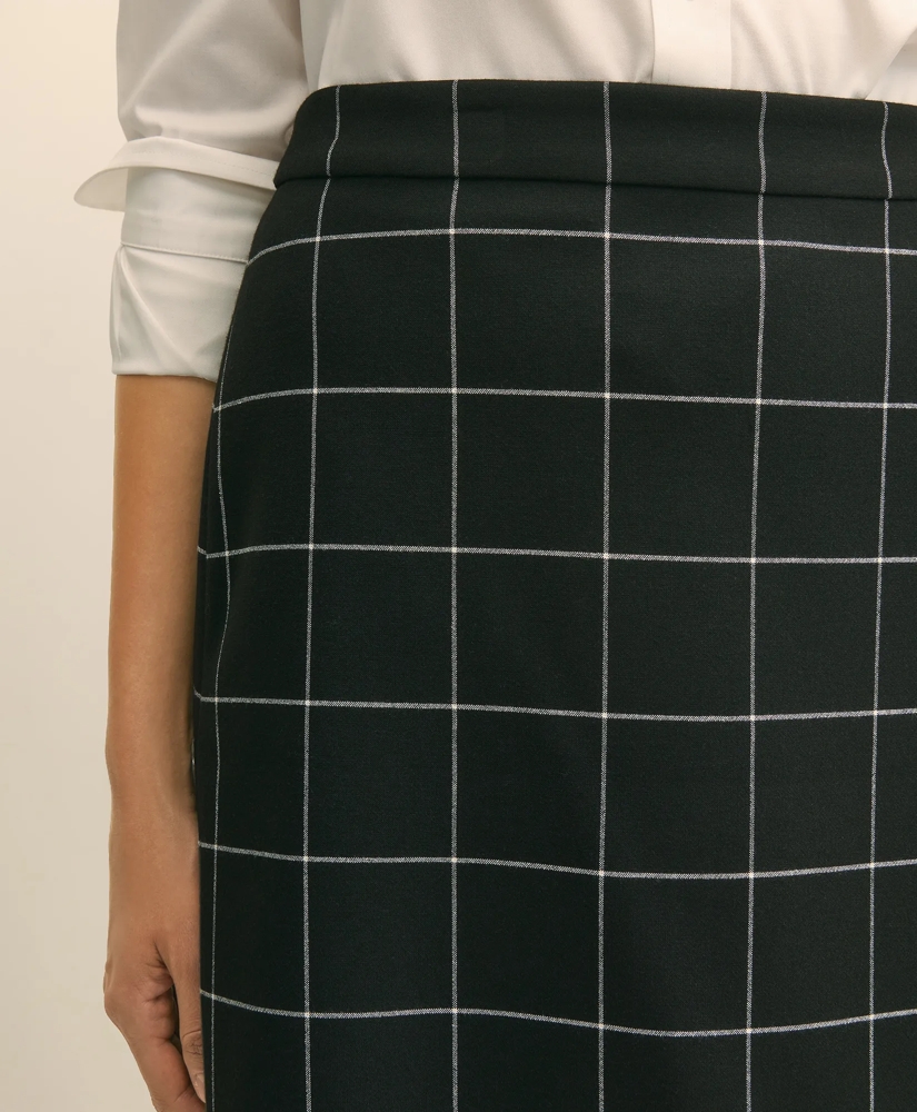 Windowpane Mini Skirt, image 3