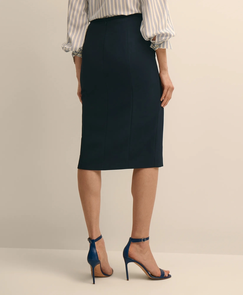 Crepe Pencil Skirt, image 4