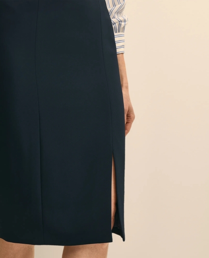 Crepe Pencil Skirt, image 5