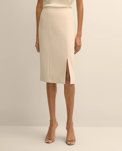 Crepe Pencil Skirt, image 2