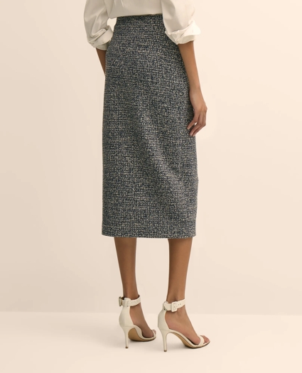 Buttoned Column Knit Skirt, image 4