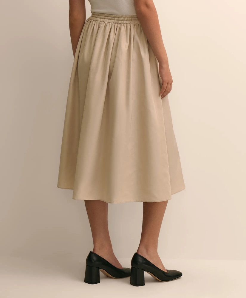 Taffeta Water-Resistant Drawstring Circle Skirt, image 4