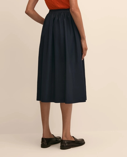 Taffeta Water-Resistant Drawstring Circle Skirt, image 3