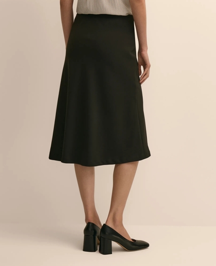 Crepe Bias-Cut Slip Skirt, image 4