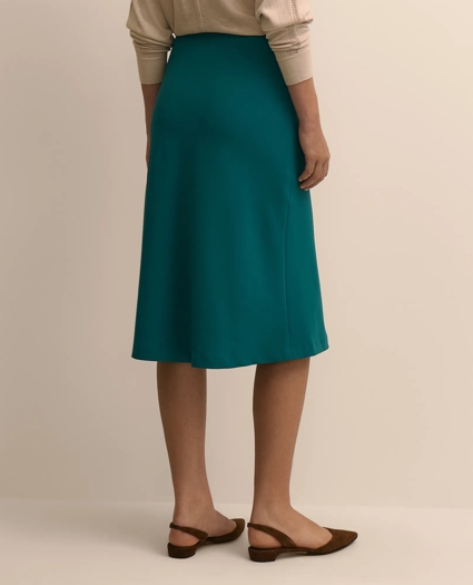 Crepe Bias-Cut Slip Skirt, image 3