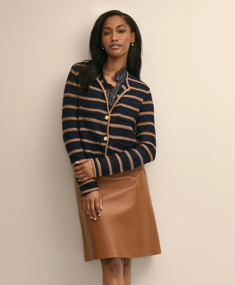 Leather A-Line Skirt, image 3