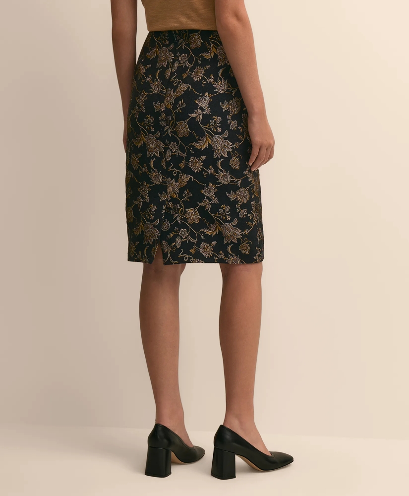 Shimmer-Brocade Skirt, image 4