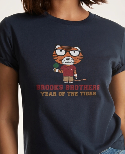 Year of the Tiger Cotton Graphic T-Shirt, image 2