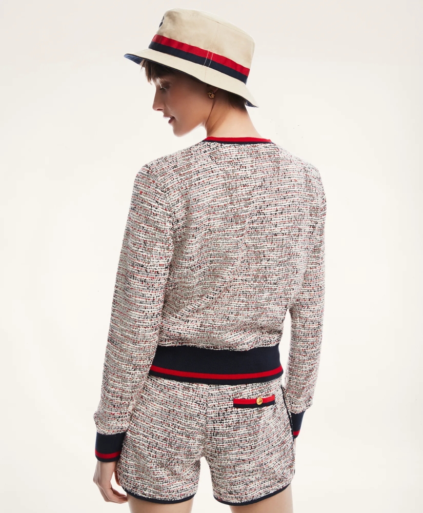 Boucle Knit Long-Sleeve Top, image 3