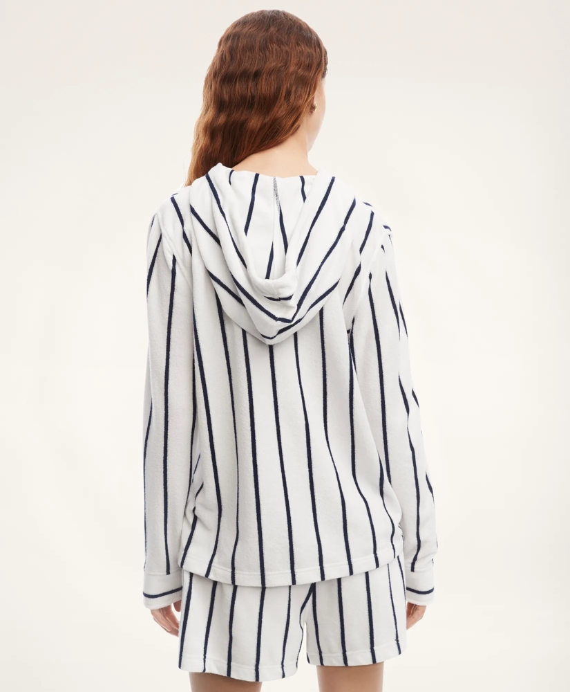 Cotton Terry Drawstring Hoodie, image 3