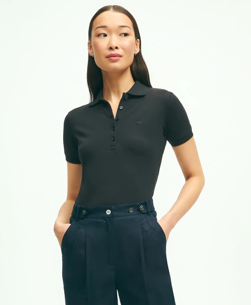 Supima® Cotton Stretch Pique Polo Shirt, image 3