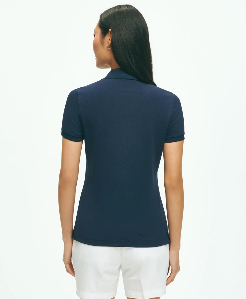Supima® Cotton Stretch Pique Polo Shirt, image 3