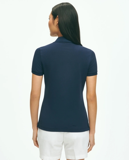 Supima® Cotton Stretch Pique Polo Shirt, image 3
