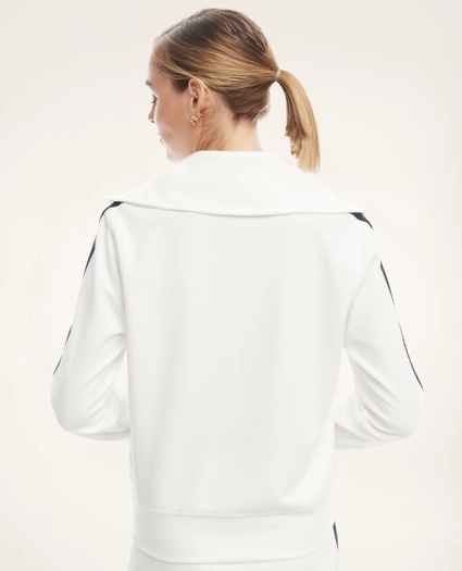 Knit Jersey Full-Zip Tennis Top, image 5