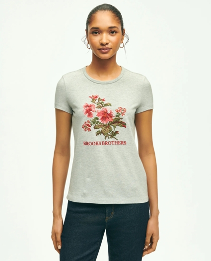 Cotton Embroidered T-Shirt, image 1