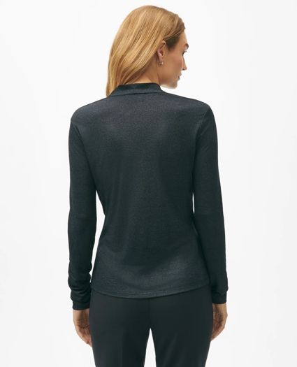 Faux Wrap Long-Sleeve Top, image 2