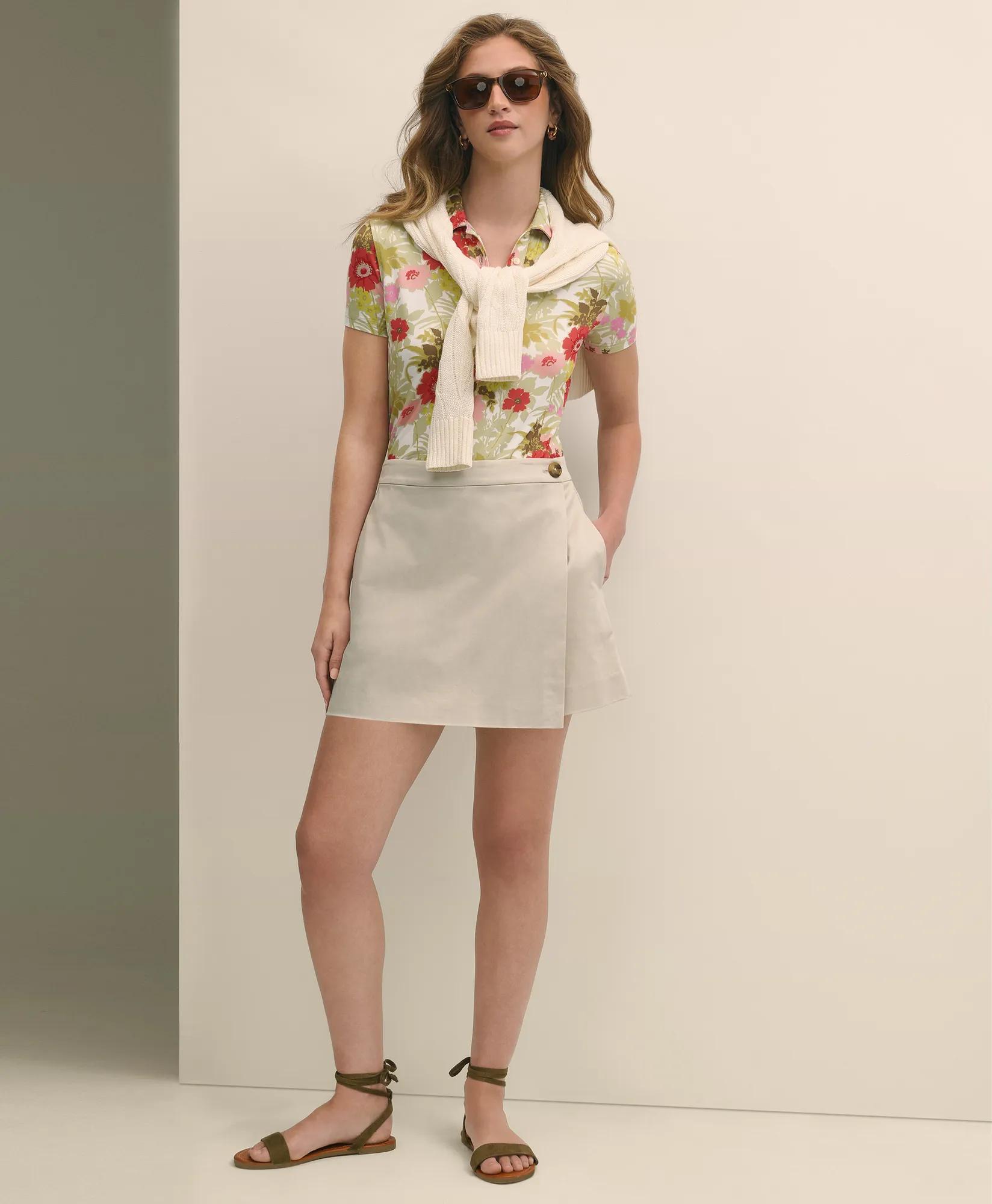 Patterned Polo Shirt