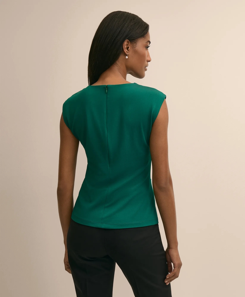 Jersey Sleeveless Waist-Twist Top, image 4