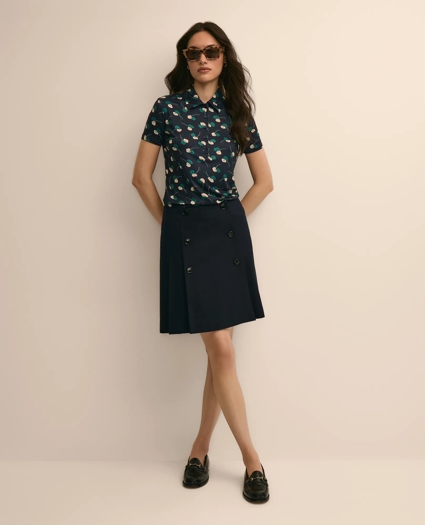 Printed Short-Sleeve Polo Shirt, image 2