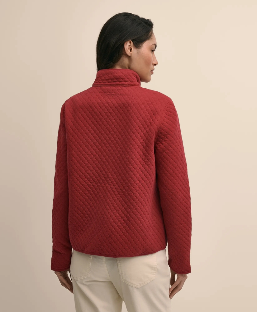 Cotton-Blend Quilted Zip Jacket, image 4