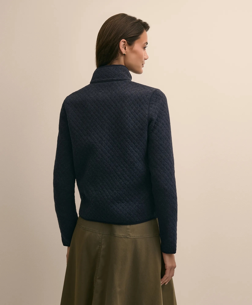 Cotton-Blend Quilted Zip Jacket, image 4