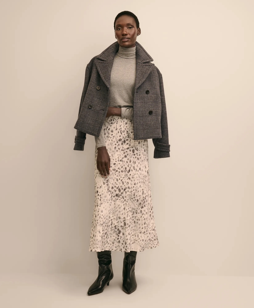 Cashmere Blend Shimmer Turtleneck, image 3